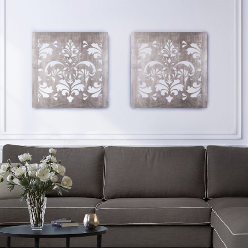 Decorative background for home, office and hotel. Modern interior design living room sofa and modern interior details on the background of a white classic wall.
